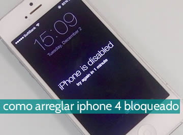 Cómo arreglar un iPhone 4 bloqueado