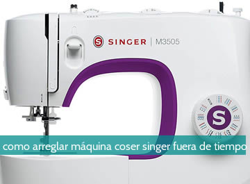 Cómo arreglar una máquina de coser Singer fuera de tiempo