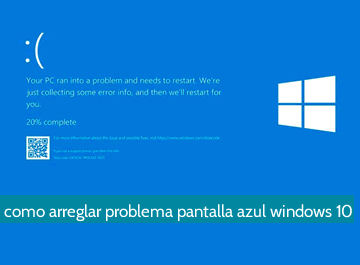 Cómo arreglar el problema de la pantalla azul Windows 10