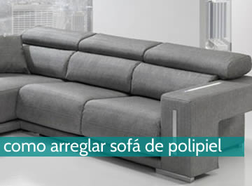 Cómo arreglar sofa de polipiel