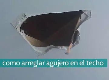 Cómo arreglar un agujero en el techo