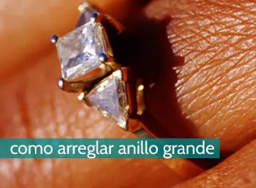Cómo arreglar anillo grande