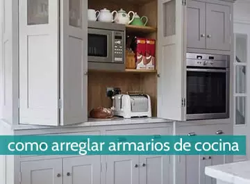 Cómo arreglar armarios de cocina