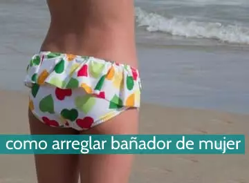 Cómo arreglar un bañador de mujer