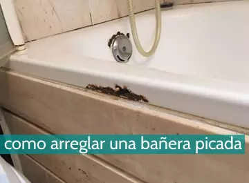 Cómo arreglar una bañera picada