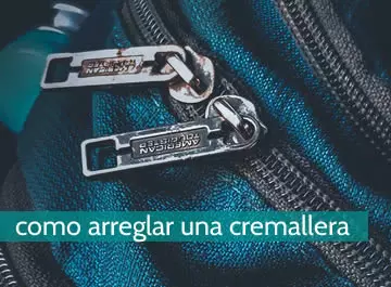 cómo se arregla una cremallera