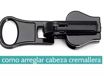 Cómo arreglar la cabeza de una cremallera