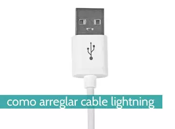 cómo arreglar un cable Lightning