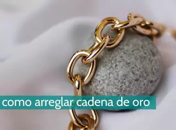 Cómo arreglar una cadena de oro