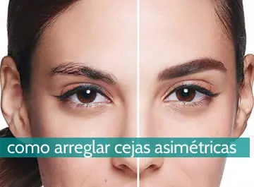 Cómo arreglar cejas asimétricas