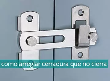 Cómo arreglar una cerradura que no cierra