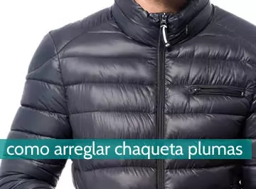 Cómo arreglar chaqueta plumas