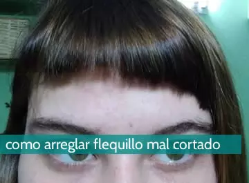 Cómo arreglar mi flequillo mal cortado