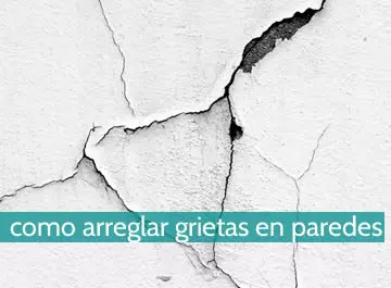 Cómo arreglar grietas de paredes
