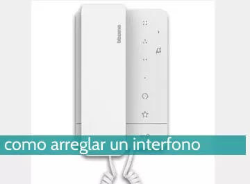 Cómo arreglar un interfono