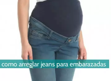 Cómo arreglar jeans para embarazadas