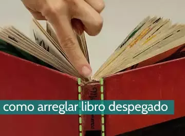 Cómo arreglar un libro despegado