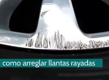 Cómo arreglar llantas rayadas