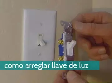 Cómo arreglar llave de luz