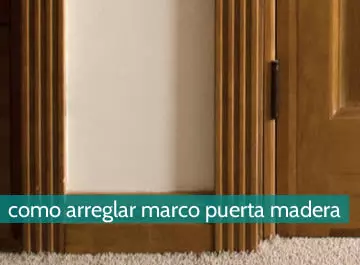 Cómo arreglar marco de puerta de madera