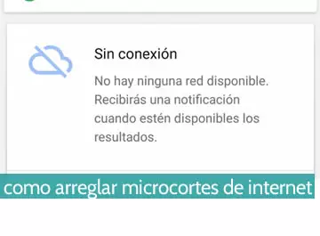 Cómo arreglar microcortes de internet