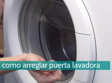 Cómo arreglar la puerta de la lavadora