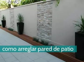 Cómo arreglar una pared de patio