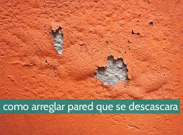 Cómo arreglar pared que se descascara