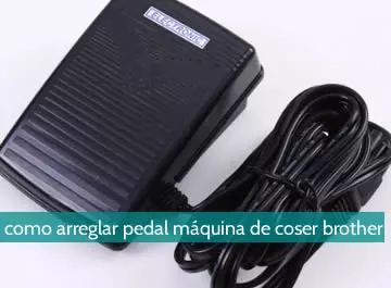Cómo arreglar pedal de máquina de coser brother