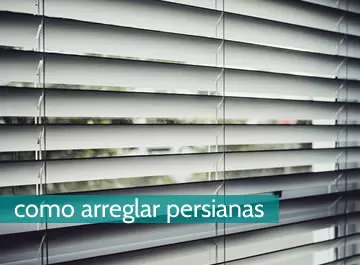 Cómo arreglar persiana caída