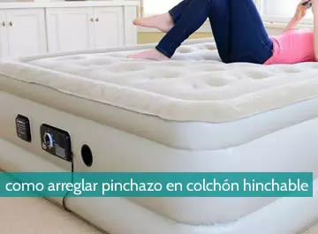 Cómo arreglar un pinchazo en colchon hinchable