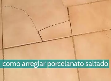 Cómo arreglar porcelanato saltado