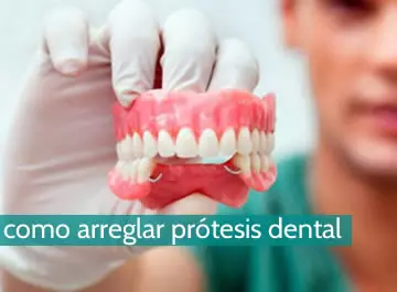 Cómo arreglar una prótesis dental