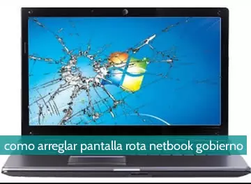 Cómo arreglar una pantalla rota de netbook del gobierno