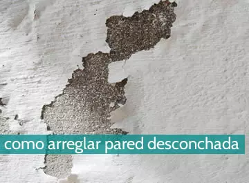 Cómo arreglar una pared desconchada