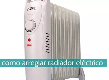 Cómo arreglar un radiador electrico