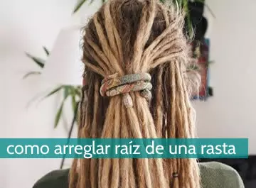Cómo arreglar la raíz de una rasta