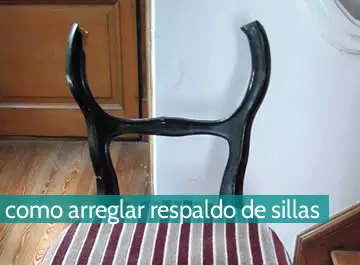 Cómo arreglar respaldo de sillas