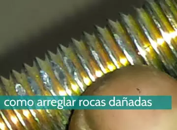 Cómo arreglar roscas dañadas
