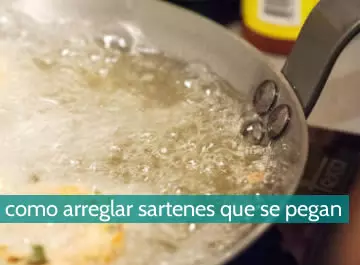 Cómo arreglar sartenes que se pegan