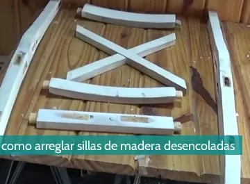 Cómo arreglar sillas de madera desencoladas