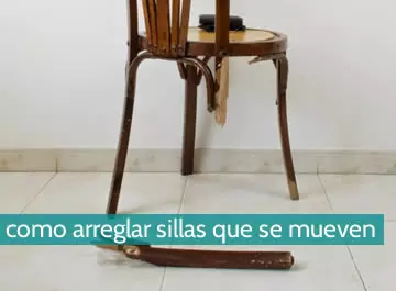 Cómo arreglar sillas que se mueven