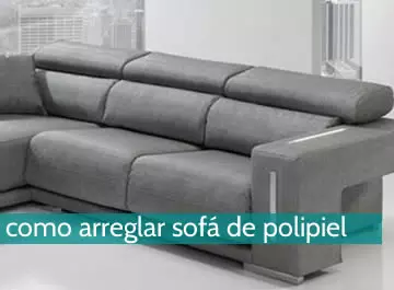 Cómo arreglar sofá de polipiel