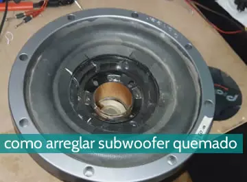 Cómo arreglar un subwoofer quemado