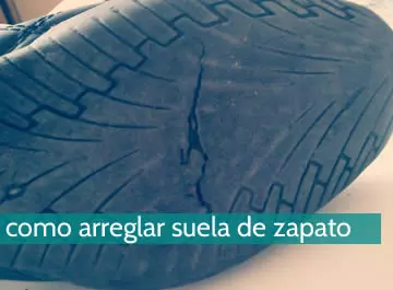 Cómo arreglar suela de zapato