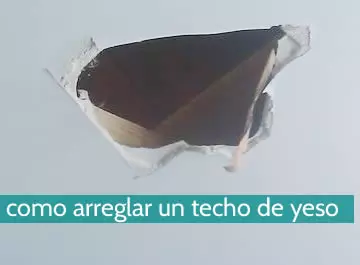 Cómo arreglar un techo de yeso