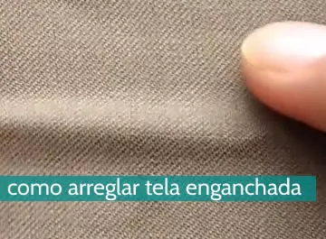 Cómo arreglar tela enganchada