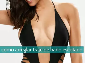 Cómo arreglar un traje de baño escotado