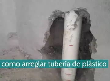 Cómo arreglar una tubería de plástico