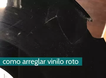 Cómo arreglar vinilo roto
